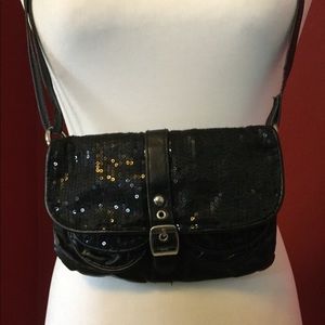 Sequined Small Crossbody Bag